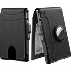 Slim RFID-Blocking Wallet with Pop-Up Card Case and Money Clip