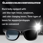 Smart Camera Glasses with Photo, Video, Translation and Bluetooth Audio, view 2