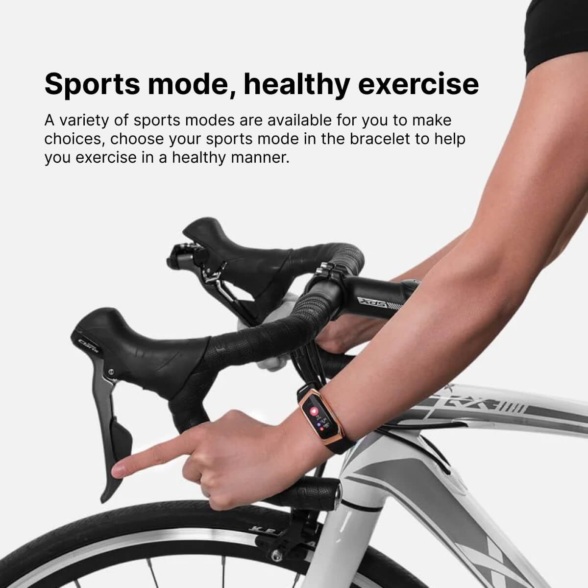 Smart Watch with Heart Rate and Activity Tracking, 0.96-Inch TFT Display