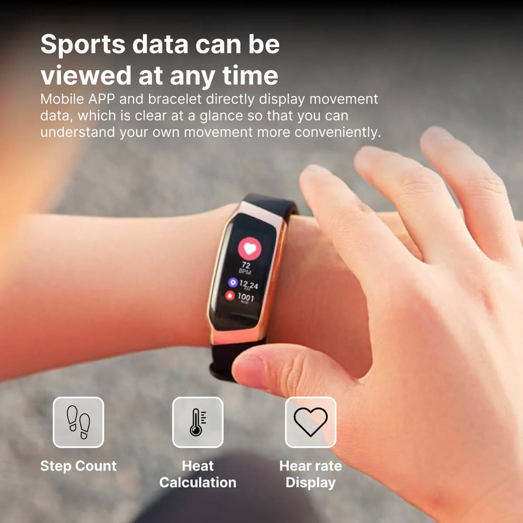Smart Watch with Heart Rate and Activity Tracking, 0.96-Inch TFT Display
