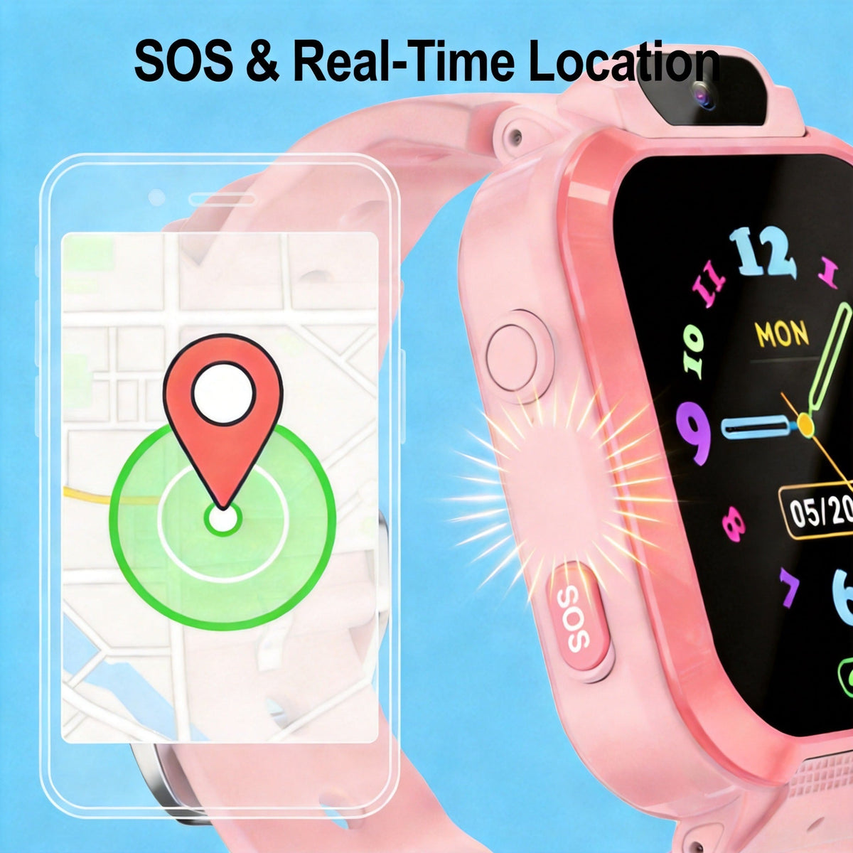 Smartwatch with Touchscreen, Fitness Tracking and Water-Resistant Design, view 6