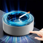 Smoke-Filtering Ashtray with Multi-Layer Filtration, ABS and Metal