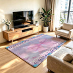 Soft Floral Decorative Area Rug | Thrascher