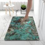 Soft Print Abstract Marble Bath Mat | Thrascher