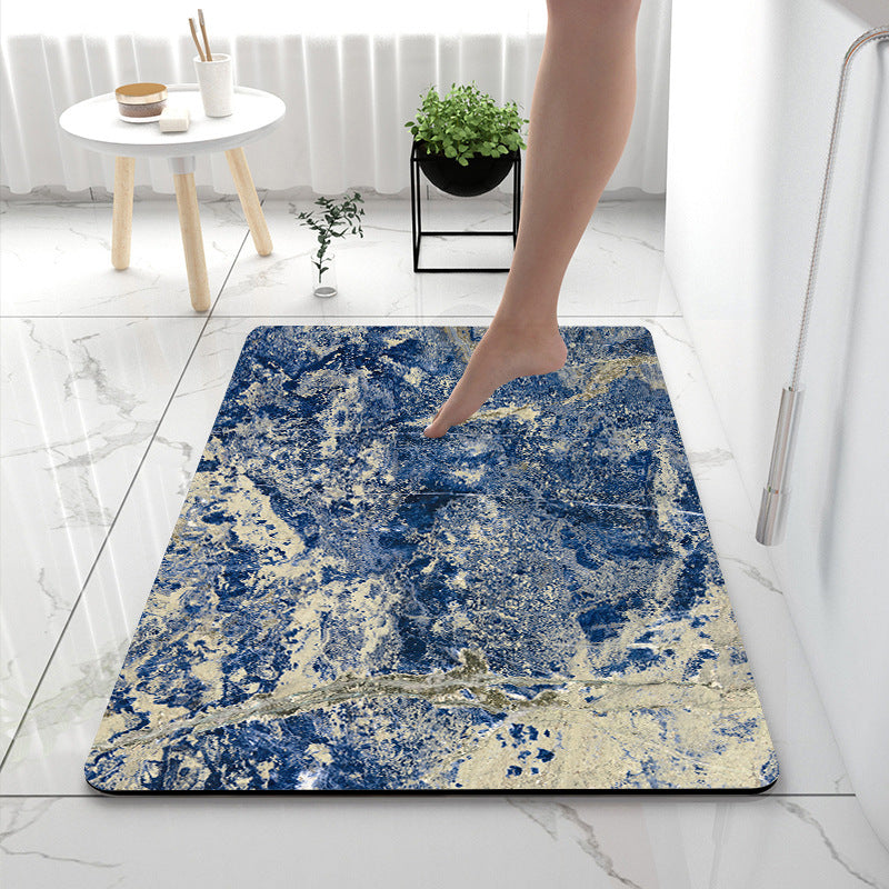 Soft Touch Marble Bath Mat | Thrascher