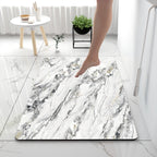Soft Touch Marble Bath Mat | Thrascher