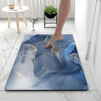 Soft Touch Marble Bath Mat | Thrascher