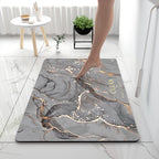 Soft Touch Marble Bath Mat | Thrascher