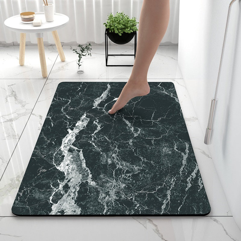 Soft Touch Marble Bath Mat | Thrascher