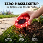 Solar Mosaic Glass Garden Path LED Spotlights | Thrascher