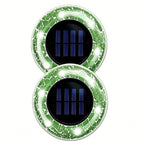 Solar Mosaic Glass Garden Path LED Spotlights | Thrascher