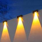 Solar RGB Dual-Beam Outdoor Wall Light with Integrated Panel, view 11
