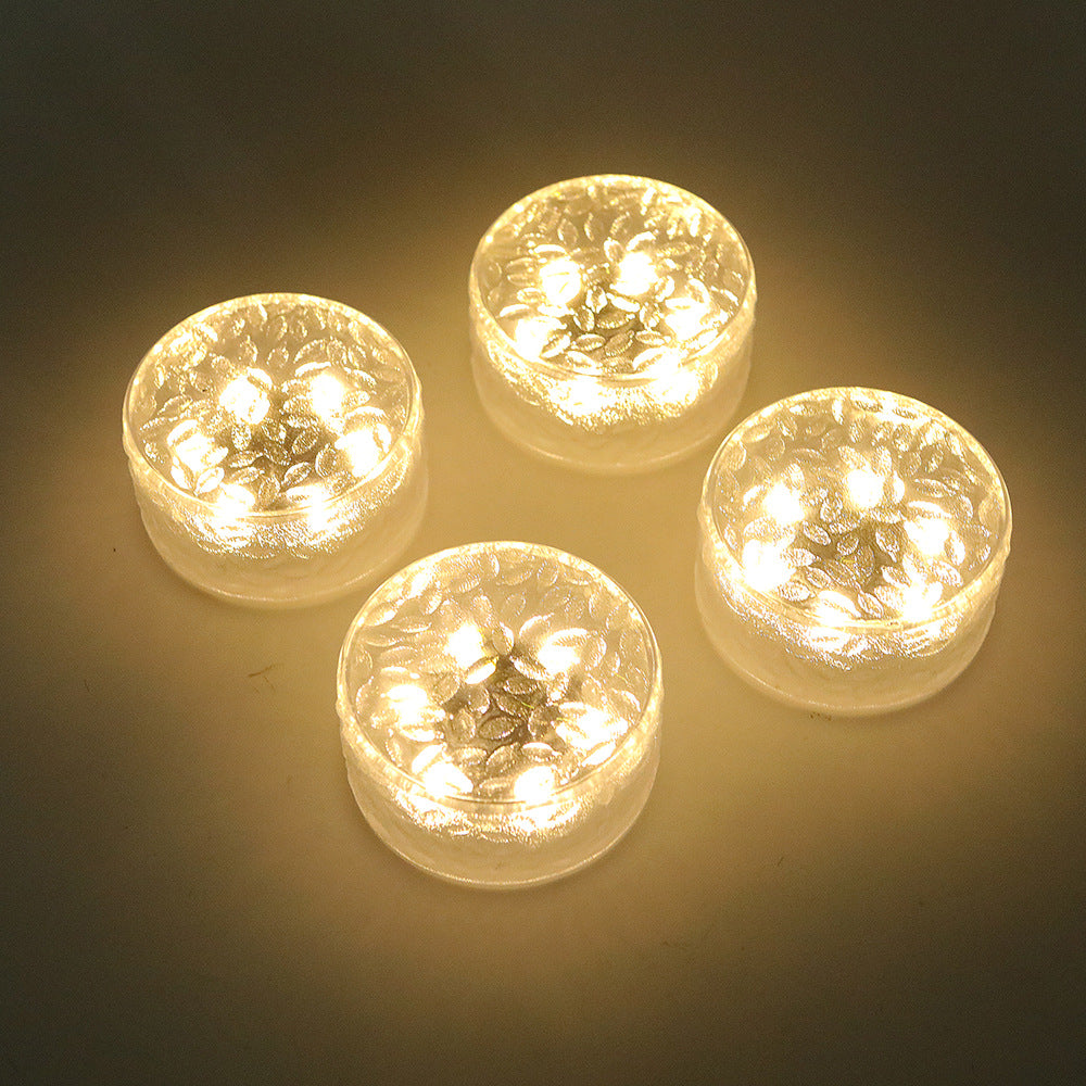 Solar Textured Glass Garden Path Lights | Thrascher
