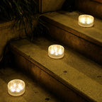 Solar Textured Glass Garden Path Lights | Thrascher