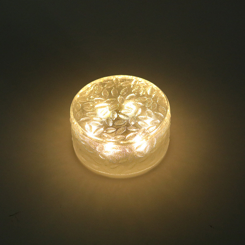Solar Textured Glass Garden Path Lights | Thrascher