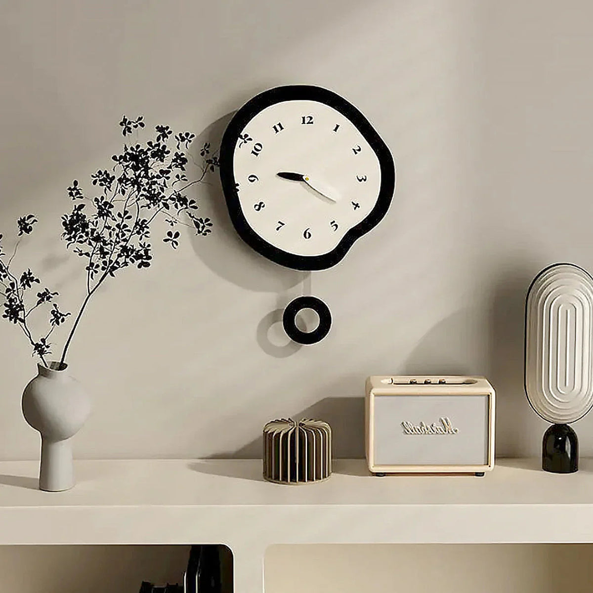 Sovelle Shaped Clock
