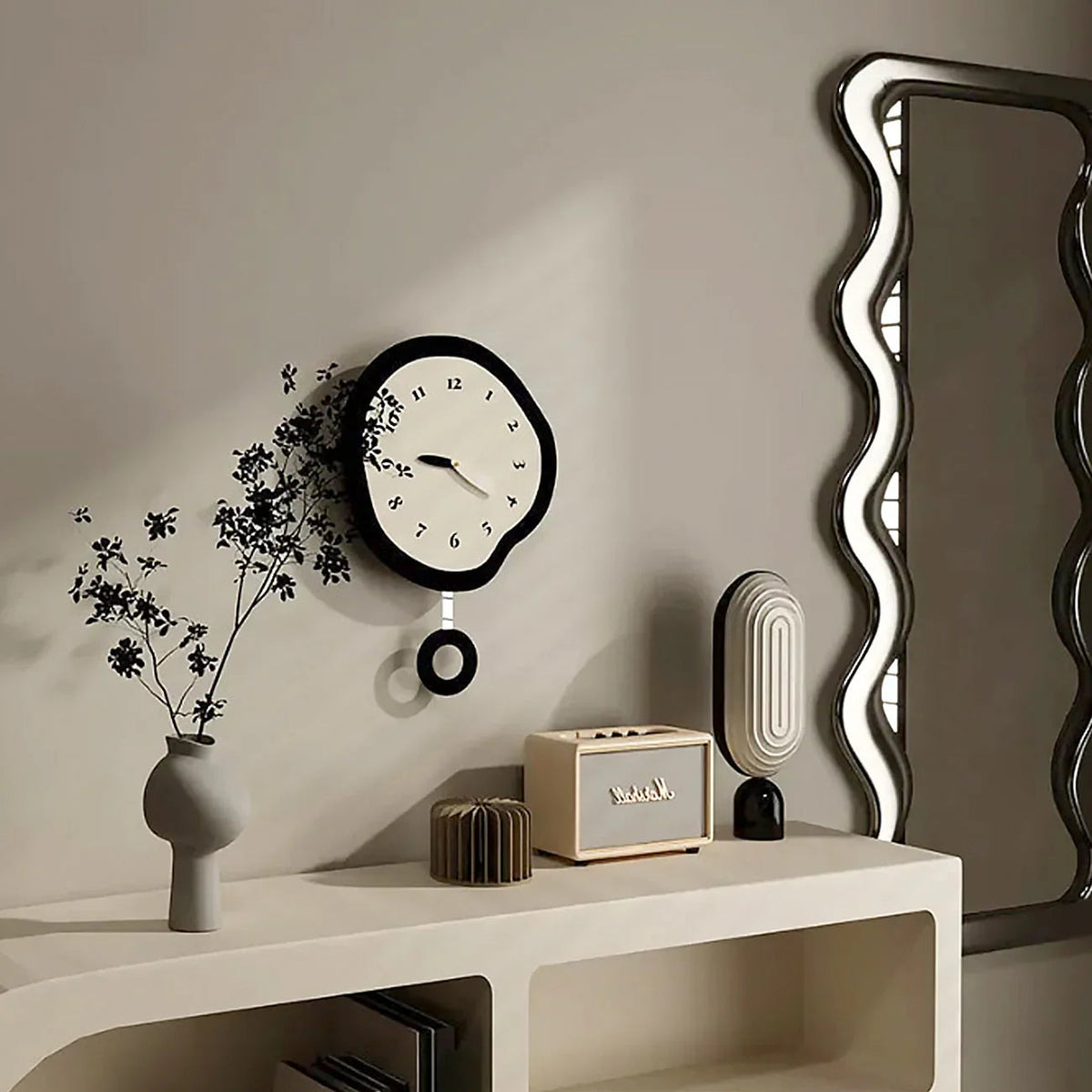 Sovelle Shaped Clock