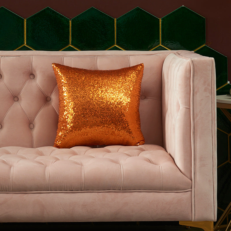 Sparkling Sequin Decorative Throw Pillow, 15.75 x 15.75 Inch, view 16
