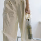 Sparkling Woven Wine Bag for Carrying a 750ml Bottle of Wine, view 8