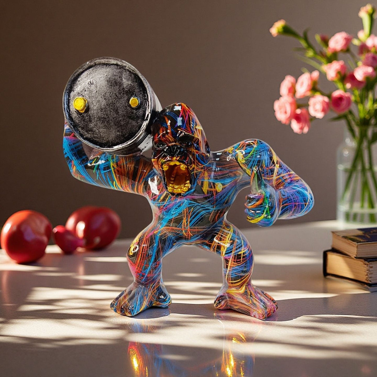 Sporty Decorative Figure of a Weightlifter | Thrascher