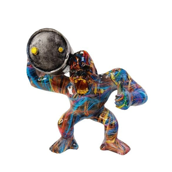 Sporty Decorative Figure of a Weightlifter | Thrascher