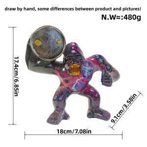 Sporty Decorative Figure of a Weightlifter | Thrascher