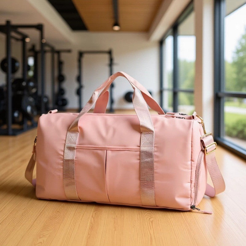 Sporty Travel Bag with Compartments, Adjustable Shoulder Strap