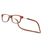 Magnetic Neck-Hanging Reading Glasses with PC Frame, AC Lenses