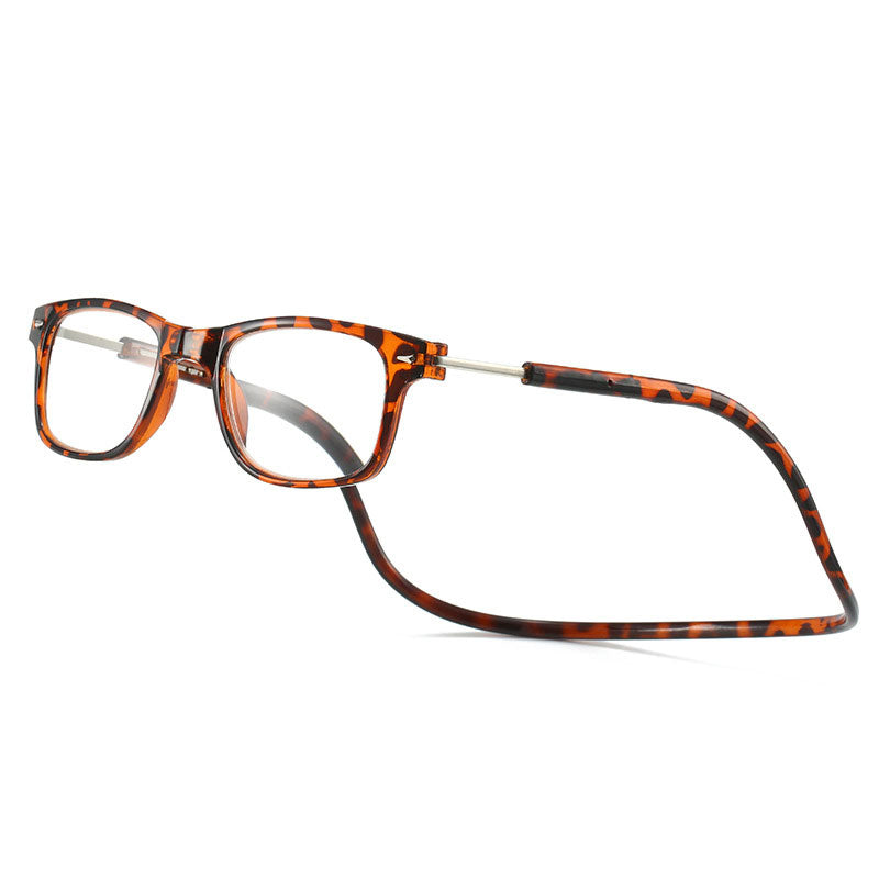 Magnetic Neck-Hanging Reading Glasses with PC Frame, AC Lenses