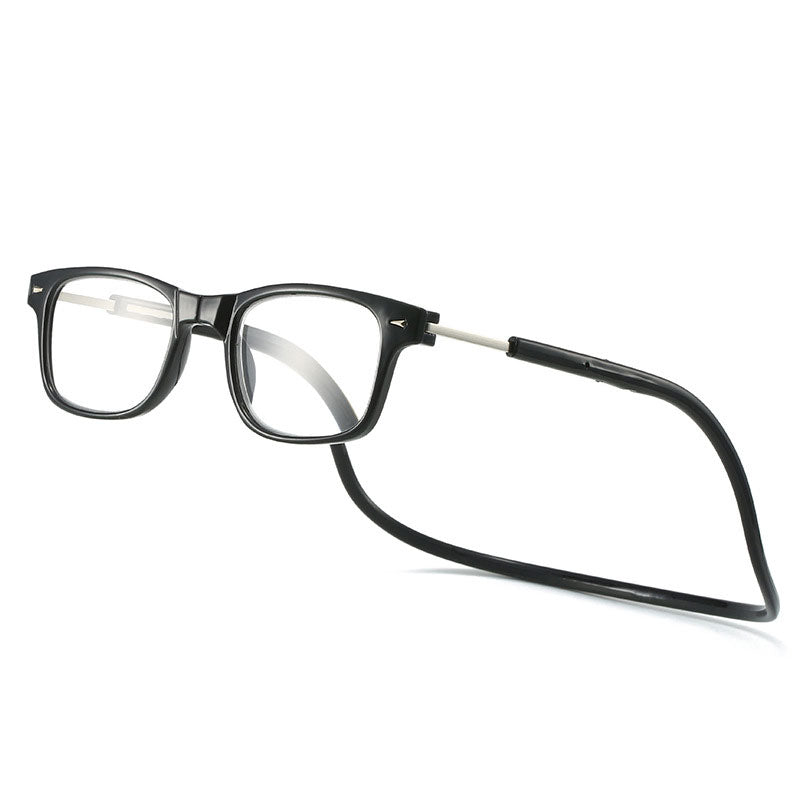 Magnetic Neck-Hanging Reading Glasses with PC Frame, AC Lenses