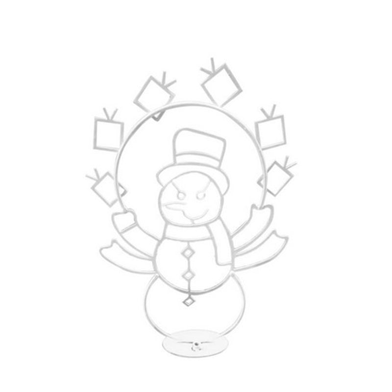 Animated LED Snowball Fight Outdoor Christmas Decor, Snowman and Penguin