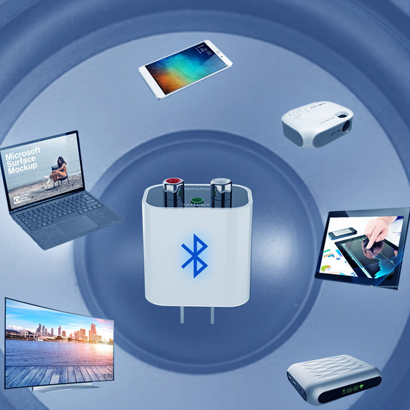 Bluetooth 5.0 Audio Receiver with 3.5 mm and RCA Outputs