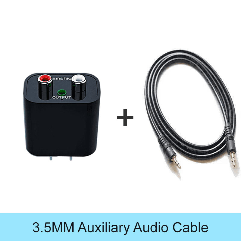 Bluetooth 5.0 Audio Receiver with 3.5 mm and RCA Outputs
