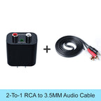 Bluetooth 5.0 Audio Receiver with 3.5 mm and RCA Outputs