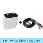 Bluetooth 5.0 Audio Receiver with 3.5 mm and RCA Outputs