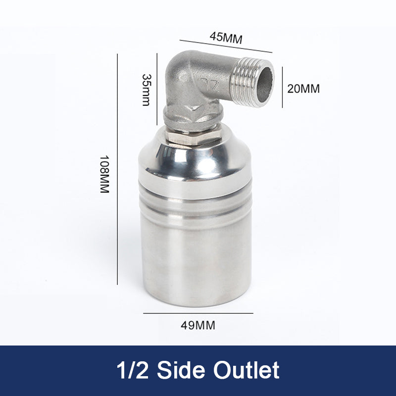 Automatic Stainless Steel Float Ball Valve, 1/2, 3/4 & 1 Inch