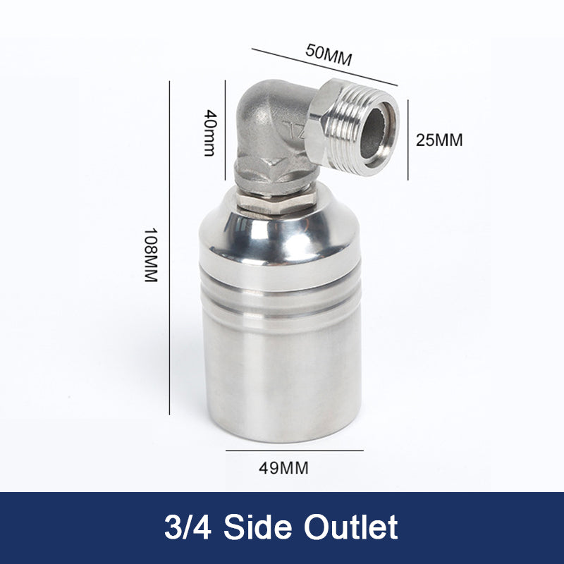 Automatic Stainless Steel Float Ball Valve, 1/2, 3/4 & 1 Inch