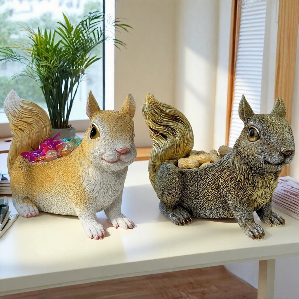 Squirrel-Shaped Planter | Thrascher