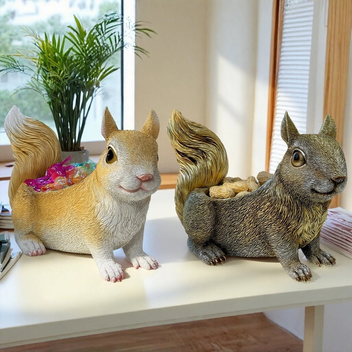 Squirrel-Shaped Planter | Thrascher