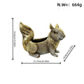 Squirrel-Shaped Planter | Thrascher