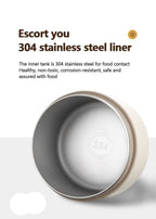 Stackable Stainless Steel Thermal Lunch Box, 1020ml/1140ml, view 9