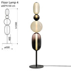 Stacked Orb Glass Pendant with Mixed Surface | Thrascher
