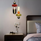 Stacked Orb Glass Pendant with Mixed Surface | Thrascher