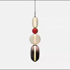 Stacked Orb Glass Pendant with Mixed Surface | Thrascher