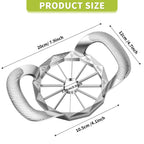 Heavy Duty Stainless Steel Apple Slicer and Fruit Cutter, 12 Blades, 20cm x 12cm