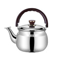 Thick-Walled Stainless Steel Whistling Stovetop Kettle, 0.6–2.7 L