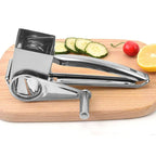 Stainless Steel Cheese Grater with Interchangeable Cutters, view 6