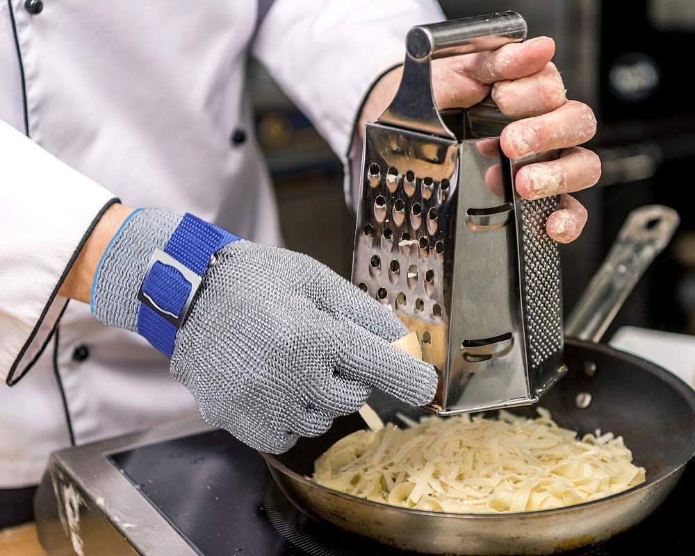 Stainless Steel Cut-Resistant Safety Gloves for Sharp-Tool Tasks, view 2