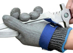 Stainless Steel Cut-Resistant Safety Gloves for Sharp-Tool Tasks, view 5