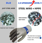 Stainless Steel Cut-Resistant Safety Gloves for Sharp-Tool Tasks, view 7